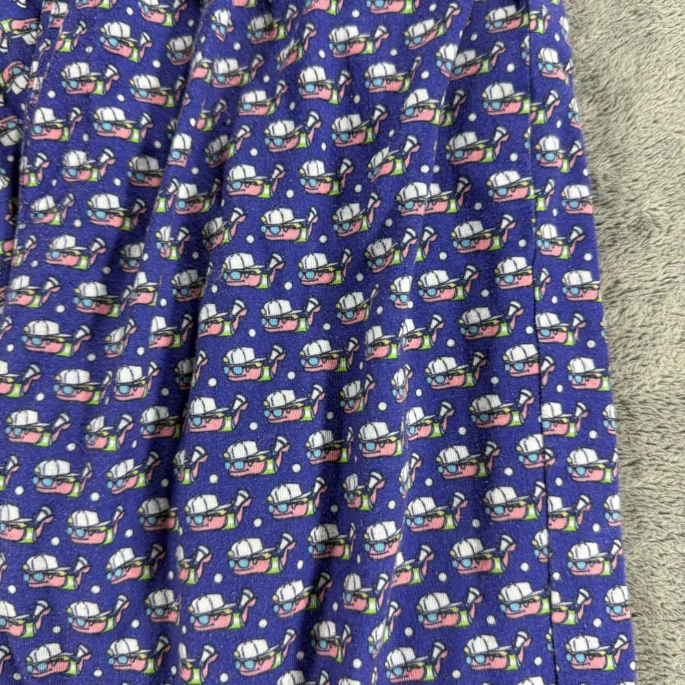 Vineyard Vines Pajama Pants Large 16 Blue Purple Good Whale Print Bundle